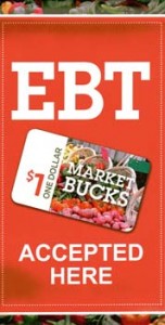 SNAP/EBT and Market Bucks sign